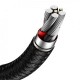Дата кабель USB 2.0 AM to USB-C 1.0m Cafule Metal 66W black Baseus (CAKF000101) Дата кабель USB 2.0 AM to USB-C 1.0m Cafule Metal 66W black Baseus (CAKF000101)