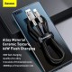 Дата кабель USB 2.0 AM to USB-C 1.0m Cafule Metal 66W black Baseus (CAKF000101) Дата кабель USB 2.0 AM to USB-C 1.0m Cafule Metal 66W black Baseus (CAKF000101)