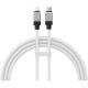 Дата кабель USB-C to Lightning 2.0m CoolPlay Fast Charging 20W white Baseus (CAKW000102)