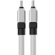 Дата кабель USB-C to Lightning 2.0m CoolPlay Fast Charging 20W white Baseus (CAKW000102) Дата кабель USB-C to Lightning 2.0m CoolPlay Fast Charging 20W white Baseus (CAKW000102)