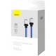 Дата кабель USB-C to USB-C 1.0m CoolPlay Fast Charging 100W blue Baseus (CAKW000203) Дата кабель USB-C to USB-C 1.0m CoolPlay Fast Charging 100W blue Baseus (CAKW000203)
