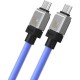 Дата кабель USB-C to USB-C 1.0m CoolPlay Fast Charging 100W blue Baseus (CAKW000203) Дата кабель USB-C to USB-C 1.0m CoolPlay Fast Charging 100W blue Baseus (CAKW000203)