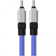 Дата кабель USB-C to USB-C 1.0m CoolPlay Fast Charging 100W blue Baseus (CAKW000203) - Фото