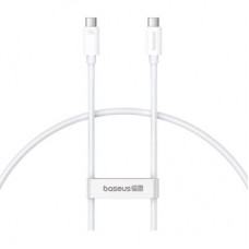 Дата кабель USB-C to USB-C 1.8m Superior USB4 Fast Charging 240W moon white Baseus (P10365200211-05)