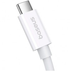 Дата кабель USB-C to USB-C 1.8m Superior USB4 Fast Charging 240W moon white Baseus (P10365200211-05) - Фото