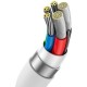 Дата кабель USB-C to USB-C 1.8m Superior USB4 Fast Charging 240W moon white Baseus (P10365200211-05) Дата кабель USB-C to USB-C 1.8m Superior USB4 Fast Charging 240W moon white Baseus (P10365200211-05)