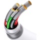 Дата кабель USB-C to USB-C 1.8m Superior USB4 Fast Charging 240W moon white Baseus (P10365200211-05) Дата кабель USB-C to USB-C 1.8m Superior USB4 Fast Charging 240W moon white Baseus (P10365200211-05)