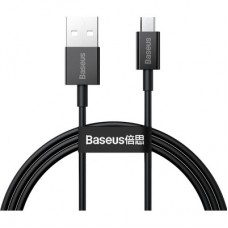 Дата кабель USB 2.0 AM to Micro 5P 2.0m Superior Fast Charging 2A black Baseus (CAMYS-A01)