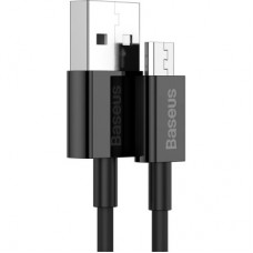 Дата кабель USB 2.0 AM to Micro 5P 2.0m Superior Fast Charging 2A black Baseus (CAMYS-A01) - Фото
