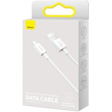 Дата кабель USB 2.0 AM to Micro 5P 2.0m Superior Fast Charging 2A white Baseus (CAMYS-A02) - Фото