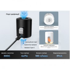Фонарь Flextail Tiny Pump 2X з функцією насосу білий (TY2X1600-WT-i) - Фото