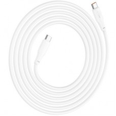 Дата кабель USB-C to USB-C 2.0m 100 W TPE X93 white HOCO (6931474790729) - Фото