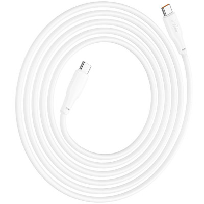 Дата кабель USB-C to USB-C 2.0m 100 W TPE X93 white HOCO (6931474790729)