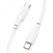 Дата кабель USB-C to USB-C 2.0m 100 W TPE X93 white HOCO (6931474790729) - Фото