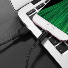 Дата кабель USB 2.0 AM to Micro 5P 1.0m 2 A PVC X25 black HOCO (6957531080121) - Фото
