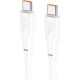 Дата кабель USB-C to USB-C 2.0m 240W TPE X93 white HOCO (6931474790743) Дата кабель USB-C to USB-C 2.0m 240W TPE X93 white HOCO (6931474790743)