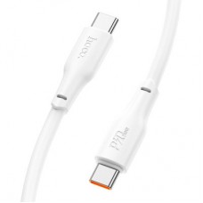 Дата кабель USB-C to USB-C 2.0m 240W TPE X93 white HOCO (6931474790743) - Фото
