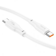 Дата кабель USB-C to USB-C 2.0m 240W TPE X93 white HOCO (6931474790743) - Фото
