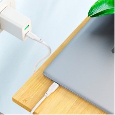 Дата кабель USB-C to USB-C 2.0m 240W TPE X93 white HOCO (6931474790743) - Фото