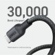Дата кабель USB-C to USB-C 1.8m 140 W bio-nylon 544 black Anker (A80F6H11)