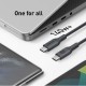 Дата кабель USB-C to USB-C 1.8m 140 W bio-nylon 544 black Anker (A80F6H11)