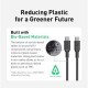 Дата кабель USB-C to USB-C 1.8m 140 W bio-nylon 544 black Anker (A80F6H11)