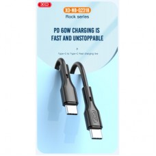 Дата кабель USB-C to USB-C 1.0m 60W black XO (NBQ231B_Black) - Фото
