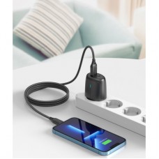 Дата кабель USB 2.0 AM to Lightning 1.0m braided black XO (NB235_L_Black) - Фото