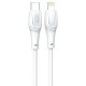 Дата кабель USB-C to Lightning 1.0m 27W High Elastic Zeus XO (NBQ239A_White)