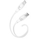 Дата кабель USB-C to USB-C 1.0m 60W High Elastic Zeus XO (NBQ239B_White) Дата кабель USB-C to USB-C 1.0m 60W High Elastic Zeus XO (NBQ239B_White)