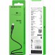 Дата кабель USB 2.0 AM to Lightning 1.0m 2 A PVC BX16 black BOROFONE (6957531099512)