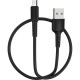 Дата кабель USB 2.0 AM to Micro 5P 1.0m 2 A PVC BX16 black BOROFONE (6957531099499)