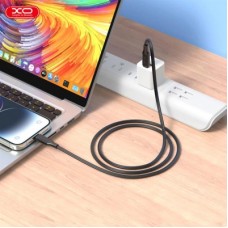 Дата кабель USB-C to USB-C NBQ265B-CC black XO (NB-Q265B-CC.black) - Фото
