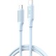 Дата кабель USB-C to USB-C NBQ265B-CC blue XO (NB-Q265B-CC.blue)