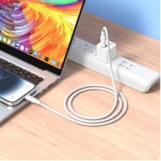 Дата кабель USB-C to USB-C NBQ265B-CC white XO (NB-Q265B-CC.white) - Фото
