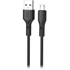 Дата кабель USB 2.0 AM to Micro 5P NB230-AM black XO (NB230-AM.black)