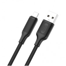 Дата кабель USB 2.0 AM to USB-C NB265-AC black XO (NB265-AC.black) - Фото
