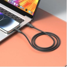 Дата кабель USB 2.0 AM to USB-C NB265-AC black XO (NB265-AC.black) - Фото