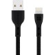 Дата кабель USB 2.0 AM to Lightning 1.2m 2A PowerBeam-i black Promate (powerbeam-i.black)