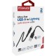 Дата кабель USB 2.0 AM to Lightning 1.2m 2.4A PowerLink-Ai120 black Promate (powerlink-ai120.black)