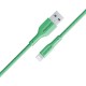 Дата кабель USB 2.0 AM to Lightning 1.0m 2A xCord-Ai green Promate (xcord-ai.green)