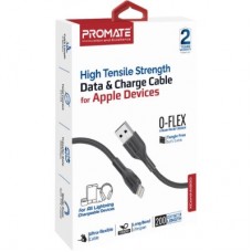 Дата кабель USB 2.0 AM to Lightning 2.0m 2A xCord-Ai200 black Promate (xcord-ai200.black) - Фото