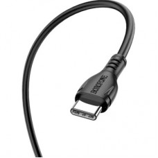 Дата кабель USB-C to USB-C 1.0m 60 W Triumph BX51 black BOROFONE (6931474751669) - Фото