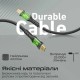 Дата кабель USB-C to Lightning 1.2m 27W PD TransLine-CI black Promate (transline-ci.black)
