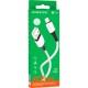 Дата кабель USB 2.0 AM to Lightning 1.0m 2.4 A silicone BX79 white BOROFONE (6974443384758)
