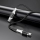 Дата кабель USB 2.0 AM to USB-C 1.0m 3 A silicone BX79 black BOROFONE (6974443384789)