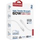 Дата кабель USB 2.0 AM to USB-C 2.0m 2A xCord-AC200 white Promate (xcord-ac200.white)