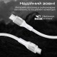 Дата кабель USB-C to USB-C 1.2m 60W PD FletchLink-CC grey Promate (fletchlink-cc.grey)