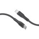 Дата кабель USB-C to USB-C 2.0m 3A xCord-CC200 black Promate (xcord-cc200.black)