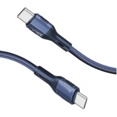Дата кабель USB-C to USB-C 1.2m 60W PD FletchLink-CC blue Promate (fletchlink-cc.blue) - Фото
